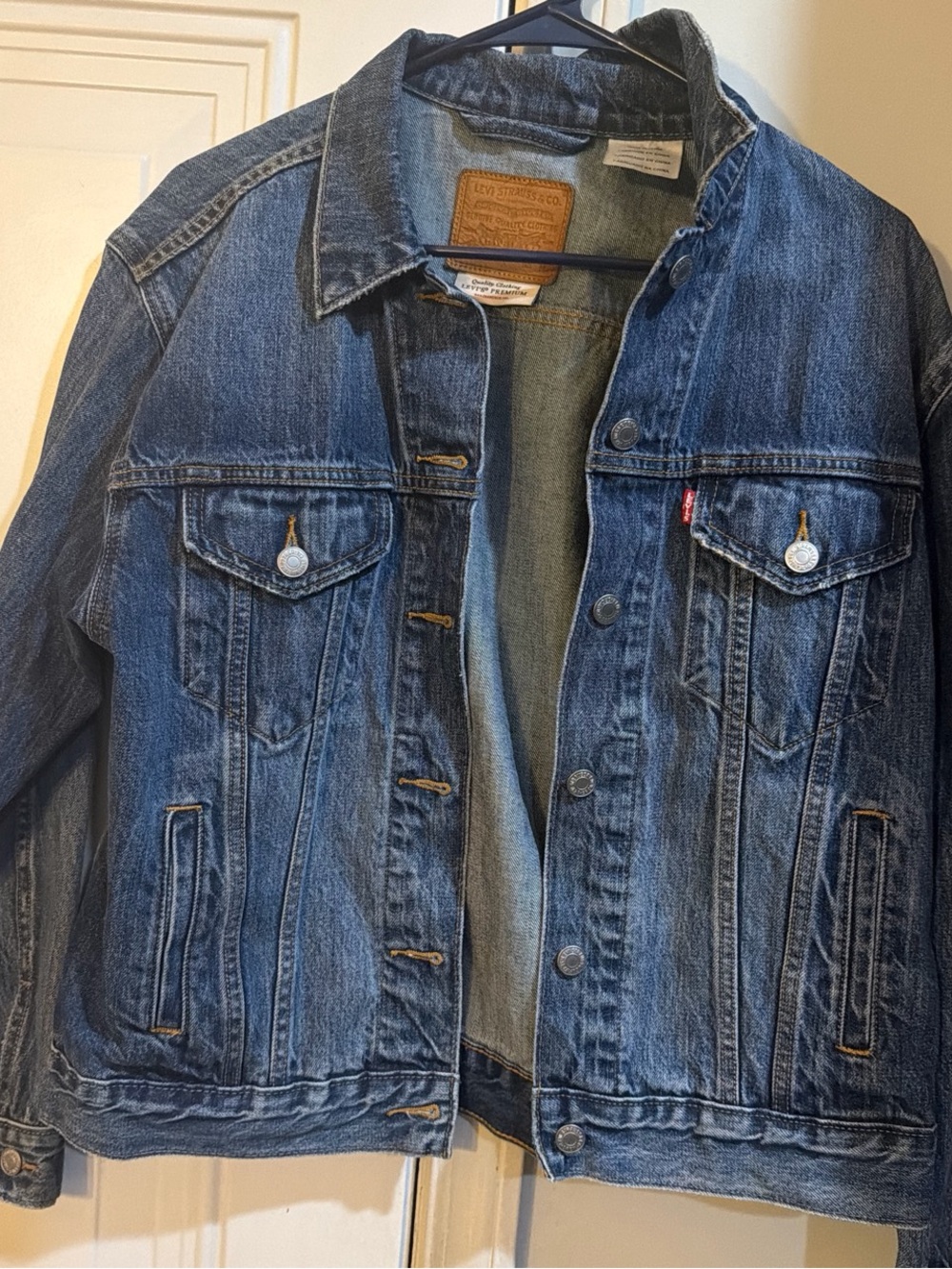 LEVI'S Jacket women blue denim jacket sz  medium